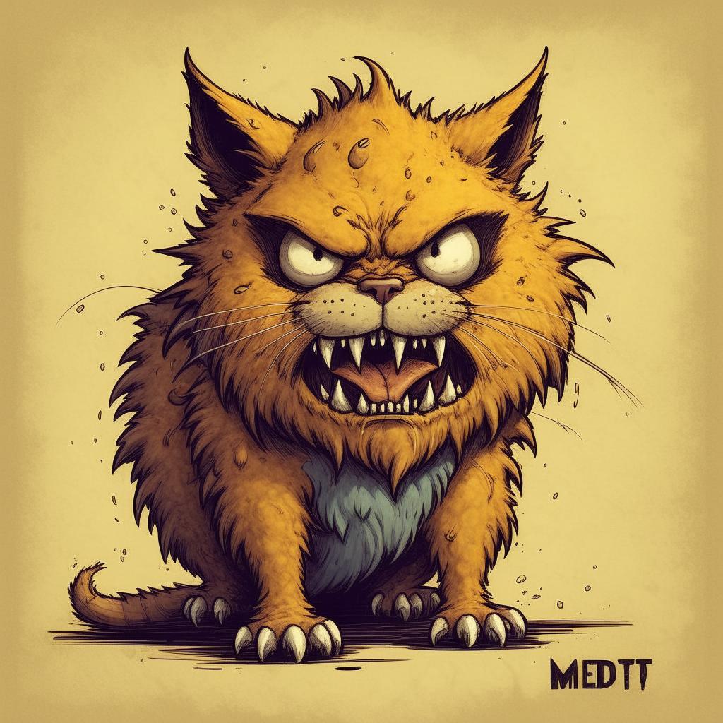 NFT monster cat